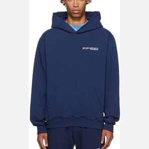 Sporty & Rich Navy Hoodie and Sweatpants